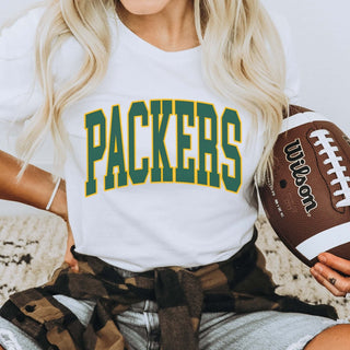 Packers Bella Graphic Tee - Limeberry Designs