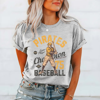 Pirates Vintage Baseball Team Tee - Limeberry Designs