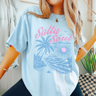 Salty Soul Comfort Color Tee - Limeberry Designs