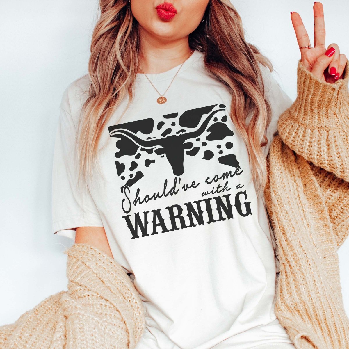 Should've Come With A Warning Tee - Limeberry Designs