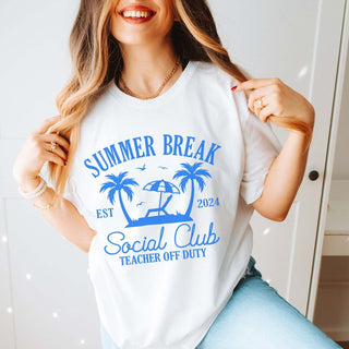 Summer Break Social Club Tee - Limeberry Designs