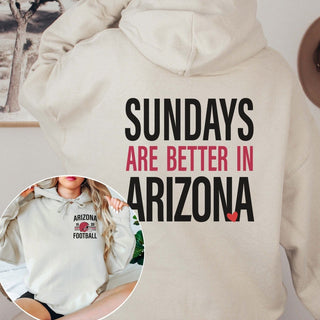 Sundays Are Better In Arizona Graphic Sweatshirt + Hoodie - Limeberry Designs