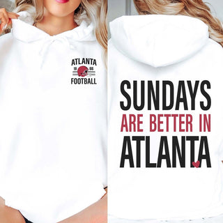 Sundays Are Better In Atlanta Graphic Sweatshirt + Hoodie - Limeberry Designs