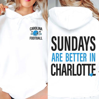 Sundays Are Better In Charlotte Graphic Sweatshirt + Hoodie - Limeberry Designs