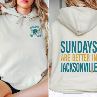 Sundays Are Better In Jacksonville Graphic Sweatshirt + Hoodie - Limeberry Designs