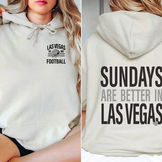 Sundays Are Better In Las Vegas Graphic Sweatshirt + Hoodie - Limeberry Designs