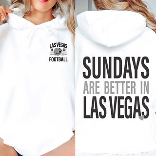 Sundays Are Better In Las Vegas Graphic Sweatshirt + Hoodie - Limeberry Designs