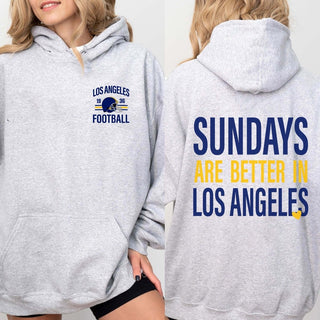 Sundays Are Better In Los Angeles rams Graphic Sweatshirt + Hoodie - Limeberry Designs