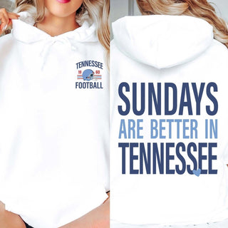 Sundays Are Better In Nashville Graphic Sweatshirt + Hoodie - Limeberry Designs
