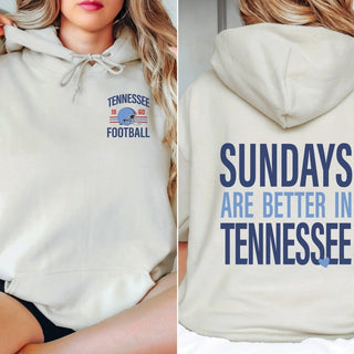 Sundays Are Better In Nashville Graphic Sweatshirt + Hoodie - Limeberry Designs