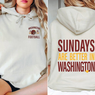 Sundays Are Better In Washington D.C. Graphic Sweatshirt + Hoodie - Limeberry Designs