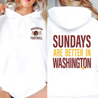 Sundays Are Better In Washington D.C. Graphic Sweatshirt + Hoodie - Limeberry Designs
