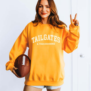 Tailgates & Touchdowns Wholesale Graphic Sweatshirt - Quick Shipping - Limeberry Designs