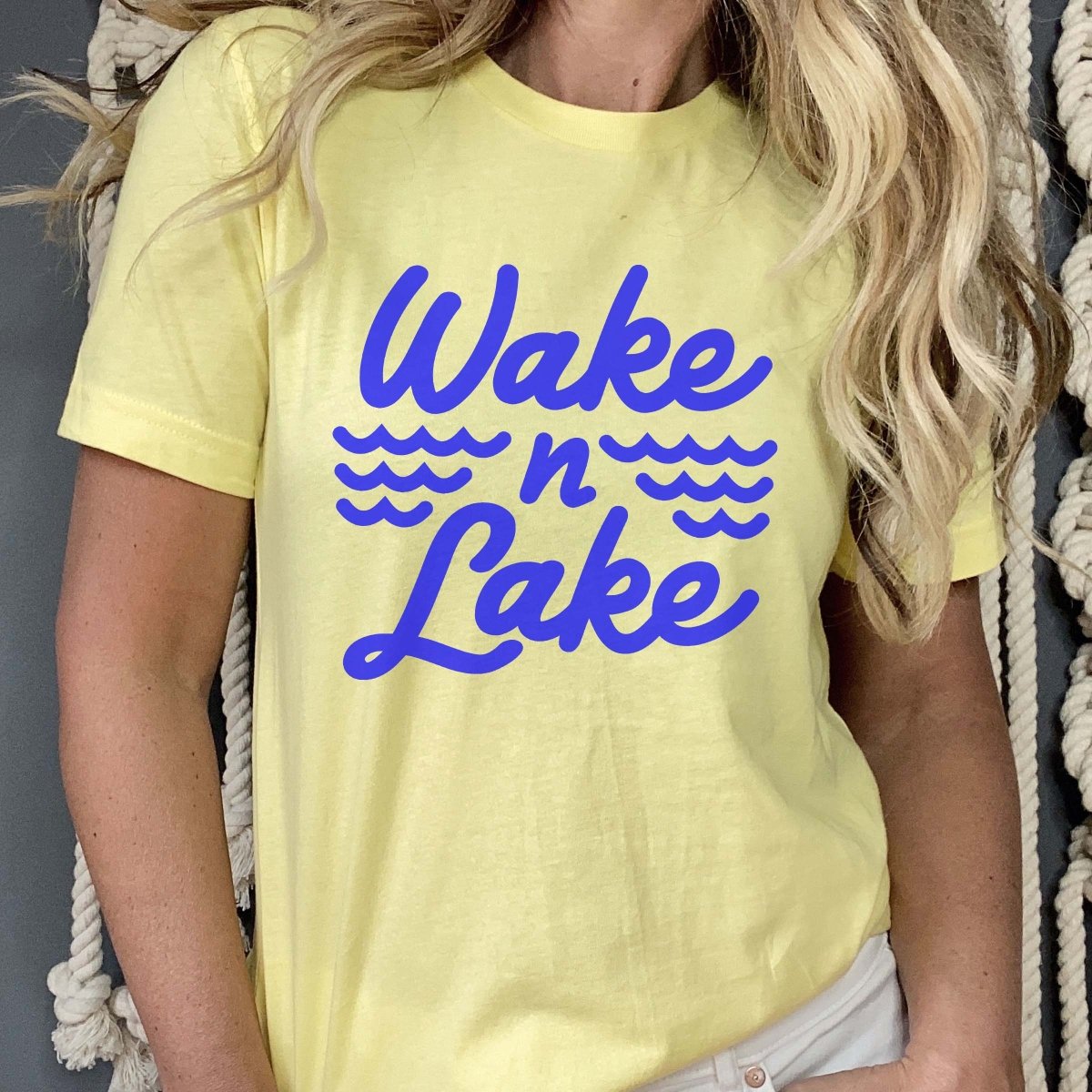 Wake n Lake Wholesale Tee - Fast Shipping - Limeberry Designs