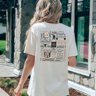 Wallen Collage Back Design Comfort Color Tee - Limeberry Designs