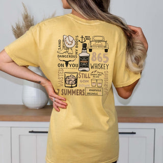 Wallen Collage Back Design Comfort Color Tee - Limeberry Designs