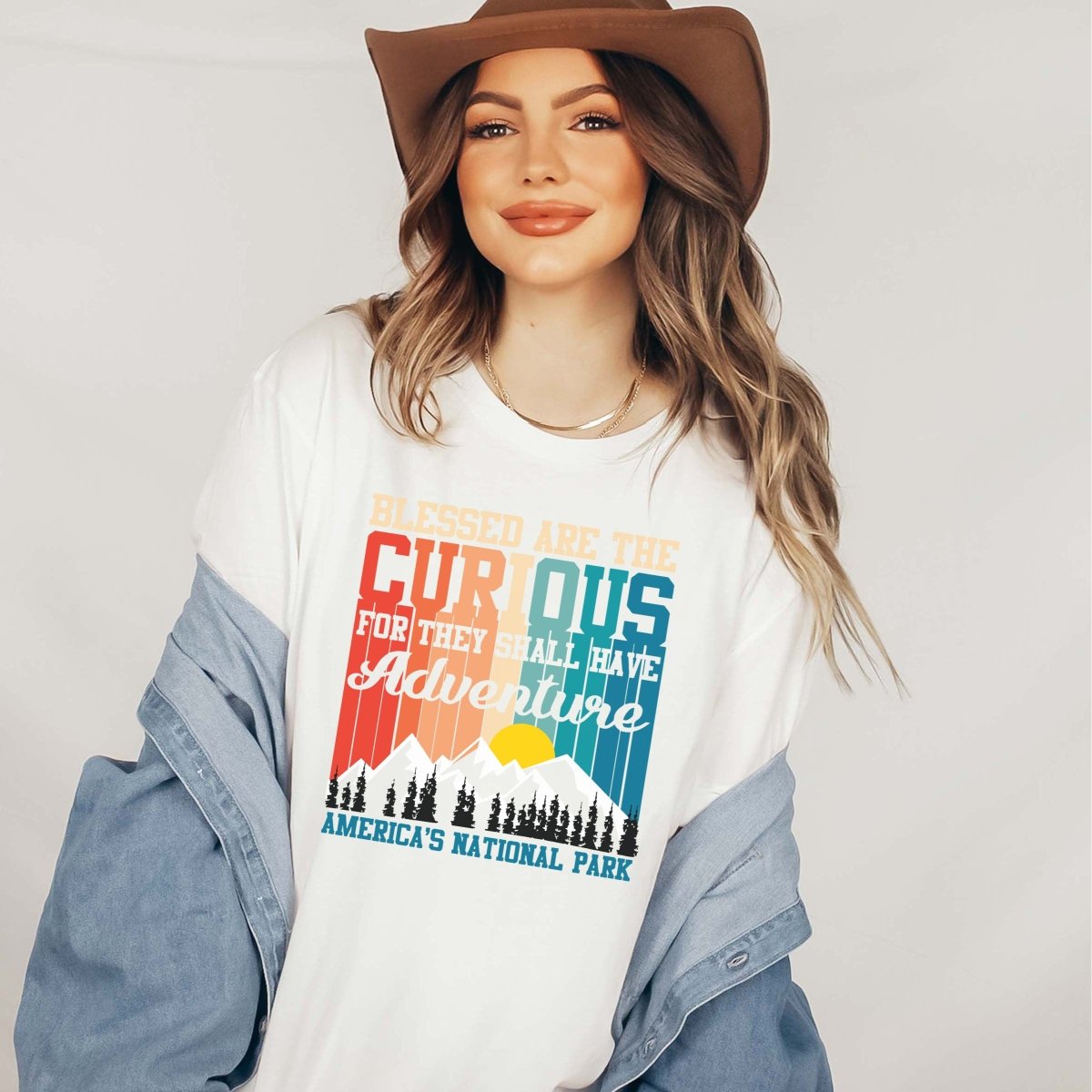 Blessed are the Curious Tee - Limeberry Designs