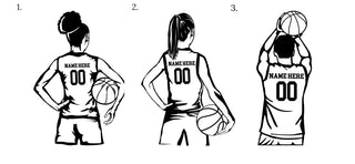 Custom Basketball Player | Name & Number | Bella Graphic Tees - Limeberry Designs