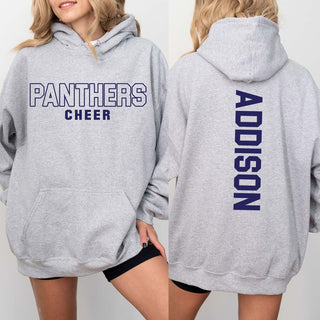 Custom team front and back personalized hooded Sweatshirts - Limeberry Designs