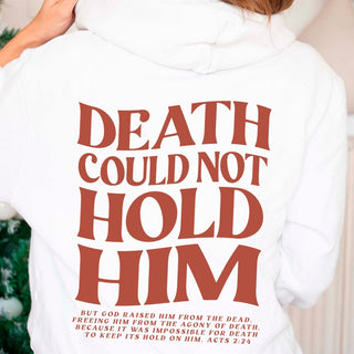 Death Could Not Hold Him Hoodie - Limeberry Designs