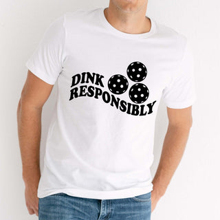 Dink Responsibly Bella Graphic Tee - Limeberry Designs