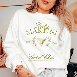 Dirty Martini Social Club Crew Sweatshirt - Limeberry Designs
