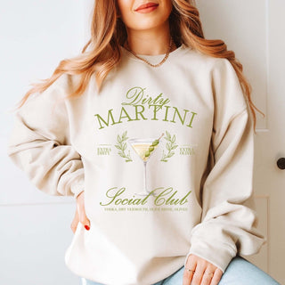 Dirty Martini Social Club Crew Sweatshirt - Limeberry Designs