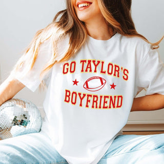 Go Taylor's Boyfriend Tee - Limeberry Designs
