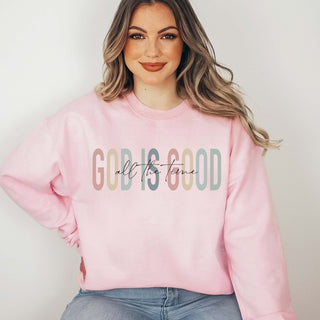God Is Good Crew Sweatshirt - Limeberry Designs
