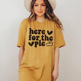 Here For The Pie Tee - Limeberry Designs