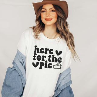 Here For The Pie Tee - Limeberry Designs