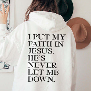 I Put My Faith In Jesus Hoodie - Limeberry Designs