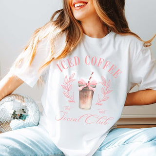 Ice Coffee Social Club Tee - Limeberry Designs