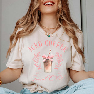 Ice Coffee Social Club Tee - Limeberry Designs