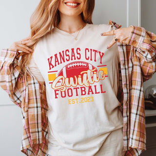KC Swiftie Football Tee - Limeberry Designs