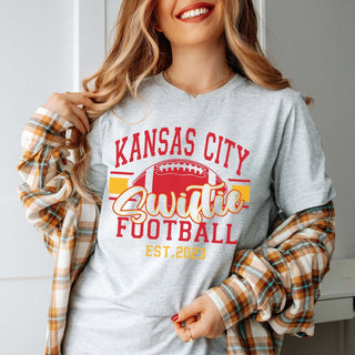 KC Swiftie Football Tee - Limeberry Designs