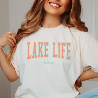 Lake Life Rowboat Comfort Color Tee - Limeberry Designs