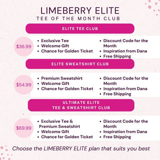 Limeberry Elite Tee of the Month Club - Limeberry Designs
