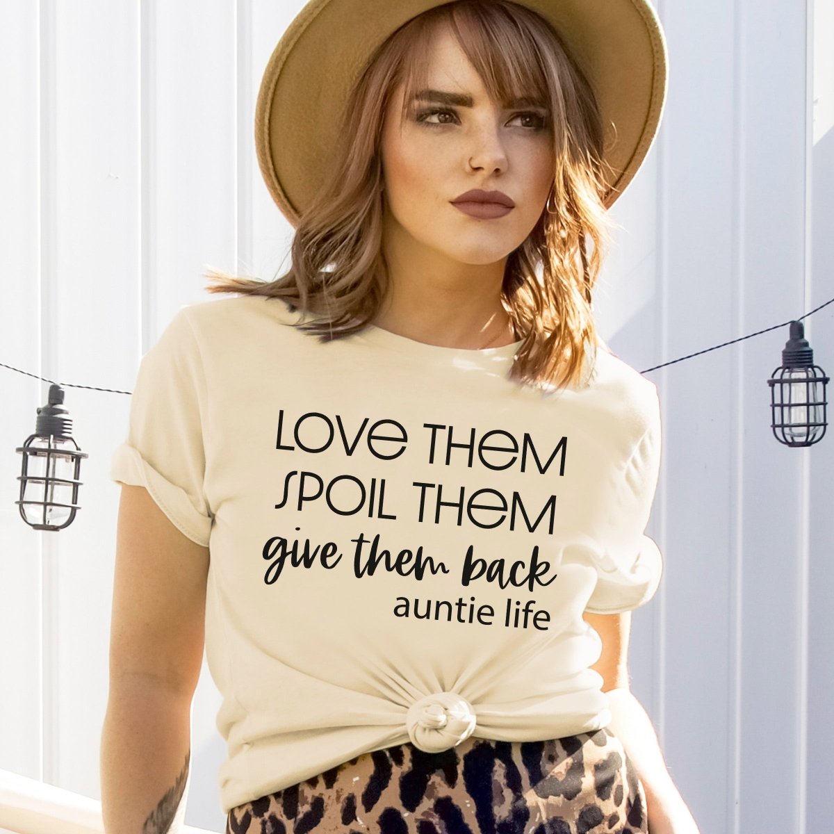 Love, Spoil, Give Back Aunt Tee - Limeberry Designs