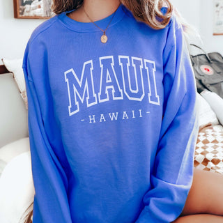 Maui Hawaii Comfort Colors Crew - Limeberry Designs