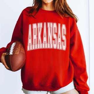 Personalized Collegiate Letter Crew Sweatshirts - Limeberry Designs