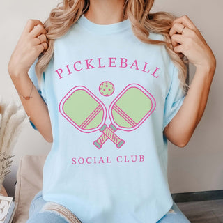 Pickleball Social Club Comfort Color Tee - Limeberry Designs