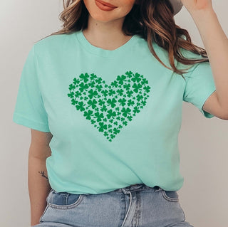 Shamrock Heart Tee - Limeberry Designs