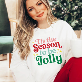 Tis' the Season to be Jolly Sweatshirt - Limeberry Designs