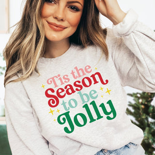 Tis' the Season to be Jolly Sweatshirt - Limeberry Designs