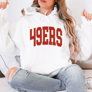 49ers Collegiate Letter Graphic Sweatshirt + Hoodie