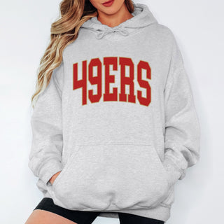 49ers Collegiate Letter Graphic Sweatshirt + Hoodie
