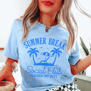 Summer Break Social Club Tee