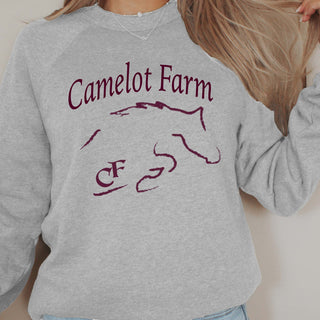 Camelot Farms Horse Outline Bella Sweatshirt
