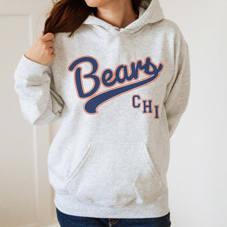 Bears Script CHI Graphic Hoodie